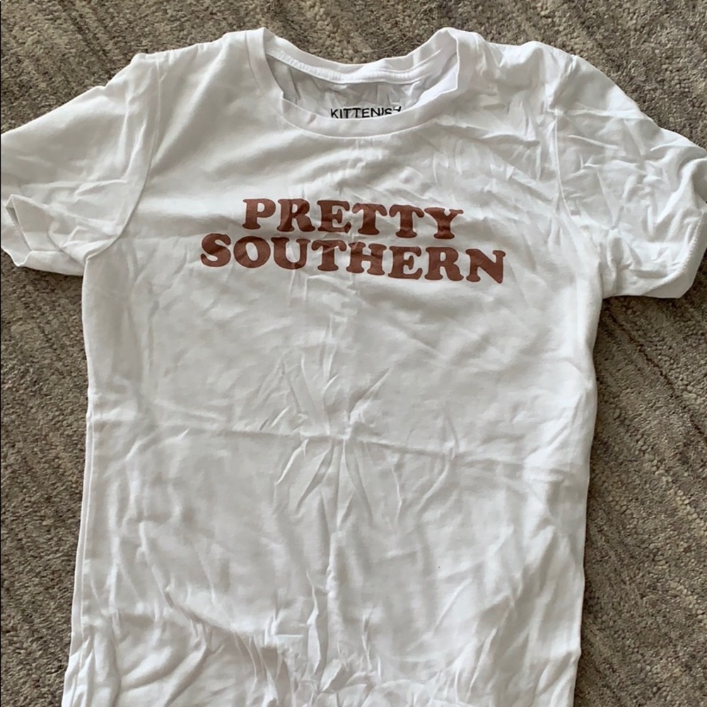 Only worn once Kittenish shirt